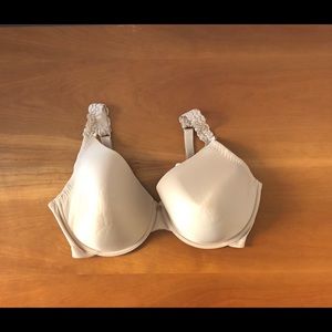 NWT NATORI PURE LUXE T-SHIRT BRA in Cafe Beige
